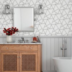 Decoraci&oacute;n con Papel Pintado Geometry GM30200