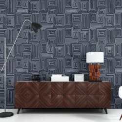 Decoraci&oacute;n con Papel Pintado Geometry GM30402