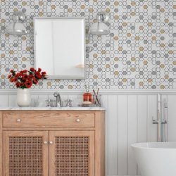 Decoraci&oacute;n con Papel Pintado Geometry GM30610