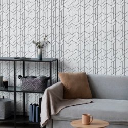 Decoraci&oacute;n con Papel Pintado Geometry GM31000