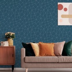 Decoraci&oacute;n con Papel Pintado Geometry GM31212