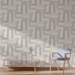 Decoraci&oacute;n con Papel Pintado Geometry GM31307