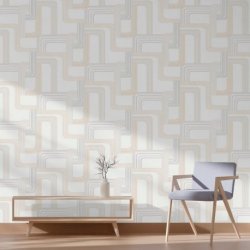 Decoraci&oacute;n con Papel Pintado Geometry GM31308
