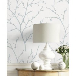 Decoración con Papel Pintado White Heron EW11802