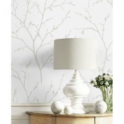 Decoración con Papel Pintado White Heron EW11808