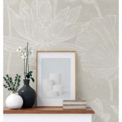 Decoración con Papel Pintado White Heron EW12007